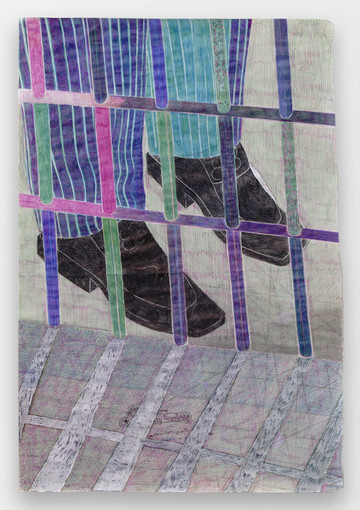 Anne Bourse
*Stupid sun who can’t stop moving (LetsClub4Chemins)*, 2020
Felt-tip pen, pencil, typex and ballpoint pen on coated paper
47 × 32 cm - © &copy; Aur&eacute;lien Mole, Paris Internationale