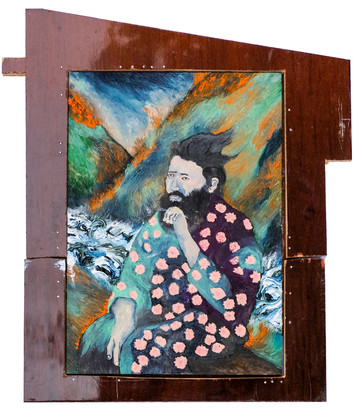 Untitled, 2021, Oil on Grounded Lime Wood, 56x46 cm - © Gallery Artbeat, Paris Internationale