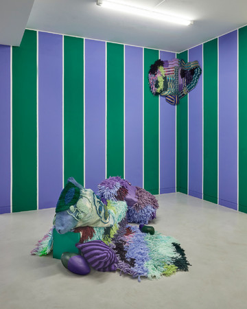 Exhibition view at Crisis, *In vastness of borrowed time (the taxing of a fruitful procession)*, on view until October 22, 2021 - © Paris Internationale