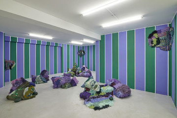 Exhibition view at Crisis, *In vastness of borrowed time (the taxing of a fruitful procession)*, on view until October 22, 2021 - © Paris Internationale