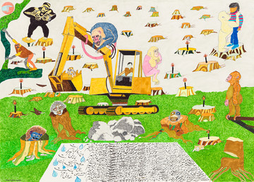 Apes planet B - © Paris Internationale