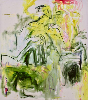 Dredge the Silt from your Throat, 2021 Oil on Canvas 150 x 130 cm. - © Paris Internationale