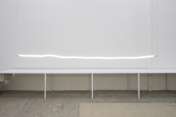 <p style="font-size:10px">Charbel-joseph H. Boutros, Untitled until now, 2019 – 2021, neon, votive candle’s wax, light, 2.5x198 cm</p> - © Images courtesy of the artist and Grey Noise, Dubai, Paris Internationale