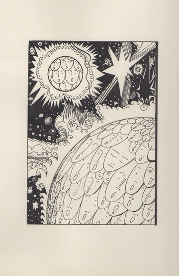 Overpopulation of the Earth. From the illustrations for the book The Secret of our time. - © Paris Internationale