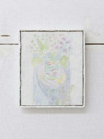 ...with apologies to Henri Matisse, 2019 
Oil on wood
23,5 x 19 cm - © Paris Internationale