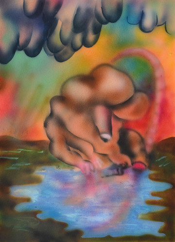 Narciso del charco, Primavera en el ba&ntilde;o series - © Paris Internationale