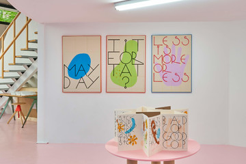 Elvire Bonduelle exhibition SO FAR SO GOOD, installed during the summer of 2021 at Three Star Books, Paris. - © Three Star Books, Paris Internationale