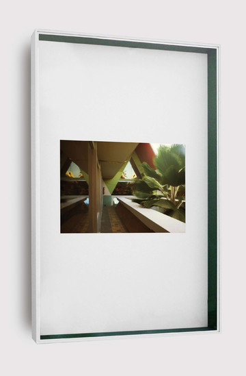 Dominique Gonzalez-Foerster unique print G273 housed in  a custom frame. From the series RGB, produced by Three Star Books in 2021 - © Three Star Books, Paris Internationale