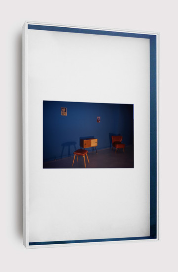 Dominique Gonzalez-Foerster unique print B340 housed in  a custom frame. From the series RGB, produced by Three Star Books in 2021 - © Three Star Books, Paris Internationale