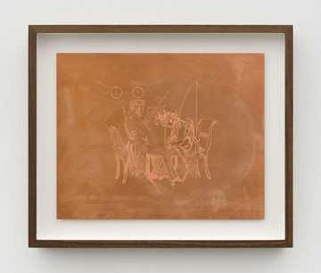 There was something he was supposed to be doing; only he couldn't remember what. Ask the eye to see its eyelashes. He could remember all the lunar flora and fauna ever thought he'd remember his arrival to this land where the only way to see home is during nighttime up in the sky. The mesmerist named the chemical imbalance in his head, and suddenly all the wet little spaces in his head the planets circling its orbit. (Pioneer plaque) - © Paris Internationale