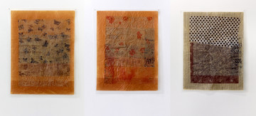 "Readymade to go", "Readymade to bees",“Readymade to dot dot dot”, 2009, Collages, around 70x50 each - © Paris Internationale