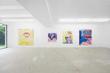 Aileen Murphy, *food that I would feed my lover*, installation view, Deborah Schamoni, 2022 - © Paris Internationale