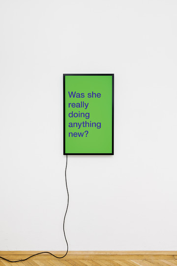 Was she really doing anything new? - © Paris Internationale