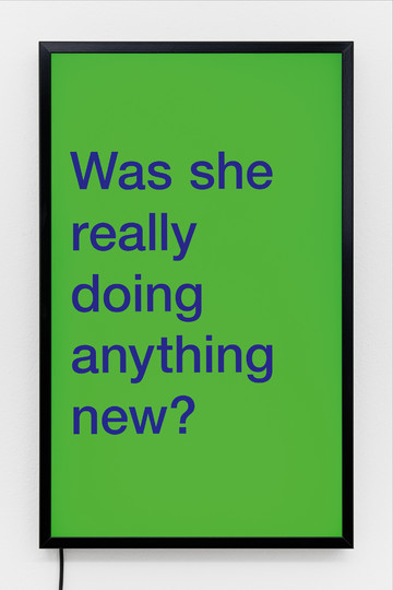 Was she really doing anything new? - © Paris Internationale