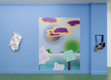 Des champs de fraises pour l’éternité, 2022, installation view, La Galerie, centre d’art contemporain de Noisy-le-Sec, Noisy-le-Sec, France. - © Photo: Aur&eacute;lien Mole., Paris Internationale