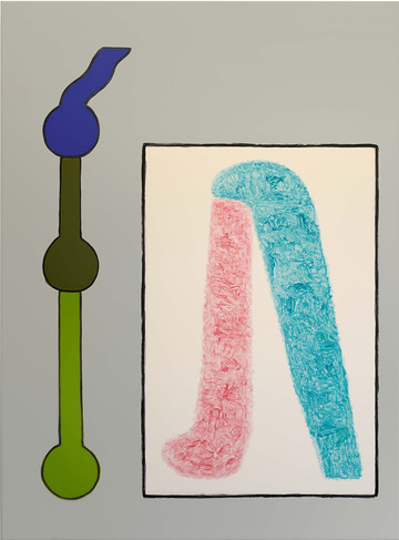 Rudi Ninov, contemporary Bulgarian painter represented by Peruvian gallery Ginsberg, is showing at Paris Internationale. - © Courtesy Ginsberg Gallery, Paris Internationale