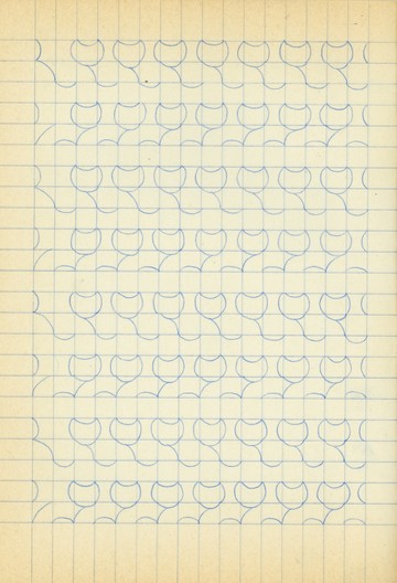 368.17, 2022, color pencil on paper, 21 x 15 cm - © Courtesy of the artist and Grey Noise, Dubai., Paris Internationale