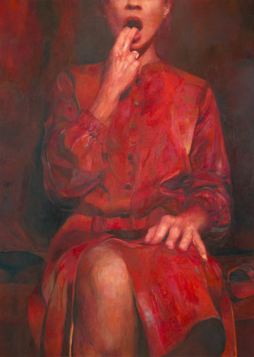 Regina Parra
The priestess 2022
Oil on paper
153 x 109 cm - © Courtesy: Galeria Jaqueline Martins and the artist
Copyright: Travor Davis, Paris Internationale