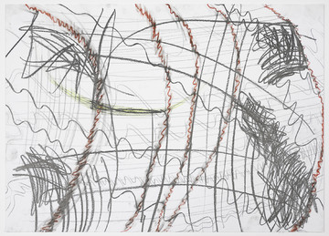 Drawing (red, yellow) - © Paris Internationale