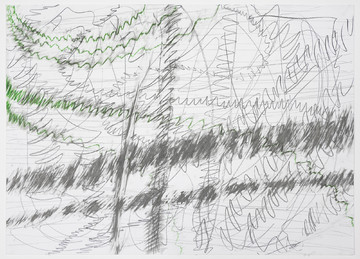 Drawing (green) - © Paris Internationale