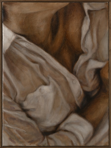 Davy Linggar, Then (2022). Oil on canvas. 40 x 30 cm. - © Courtesy of the artist and ROH., Paris Internationale