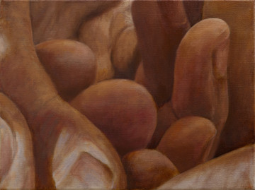 Davy Linggar, Words (2022). Oil on canvas. 30 x 40 cm. - © Courtesy of the artist and ROH, Paris Internationale