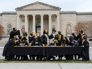 Monsieur Zohore, The Last Supper at Baltimore Museum of Art, reviewed in Bmore Art - © Paris Internationale