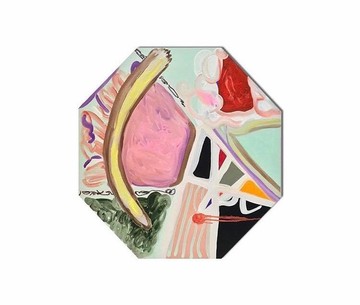 Tamo Jugeli, Untitled, 2019, Oil on Canvas, 78x75 cm - © Artbeat, Paris Internationale