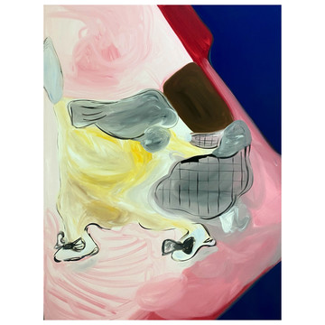 Tamo Jugeli, Untitled, 2020, Oil on Canvas, 200x150 cm - © Artbeat, Paris Internationale