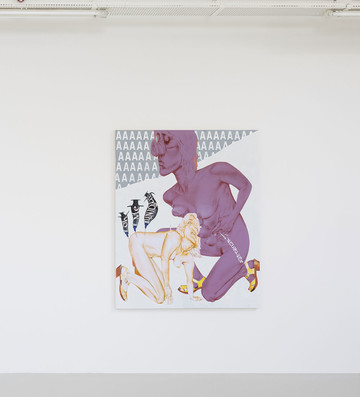 Zoe Barcza, *A Satire*, 2021. Installation view - © Paris Internationale