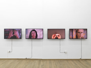 Nasan Tur_Memory as Resistance, 2011, 4 channel HD-videoinstallation, 12 videos, 30 min each, Unique - © courtesy of the artist, image © Stathis Mamalakis, Paris Internationale