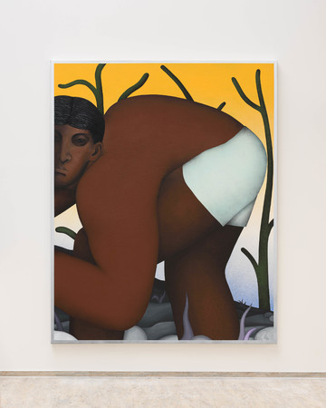 Vojtěch Kovařík, Sisyphus pushing a rock, 2024
Courtesy of the artist and Galerie Derouillon - © &copy; Dolezel Matej, Paris Internationale