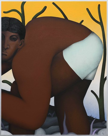Sisyphus pushing a rock - © Paris Internationale