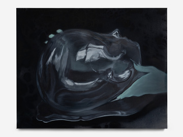 FU Liang_Thorned Embraced_2024_Oil and mineral pigment on canvas_80 × 100 cm_LINSEED - © FU Liang, *Thorned Embraced*, 2024, Oil and mineral pigment on canvas, 80 × 100 cm © FU Liang – Courtesy of the Artist and LINSEED, Paris Internationale