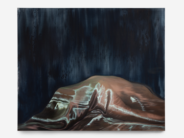 FU Liang_Horizon_2024_Oil and mineral pigment on canvas_200 × 240 cm_LINSEED - © FU Liang,* Horizon*, 2024, Oil and mineral pigment on canvas, 200 × 240 cm © FU Liang – Courtesy of the Artist and LINSEED, Paris Internationale