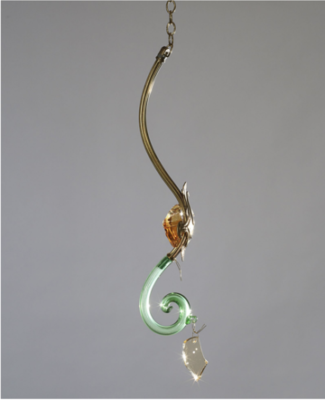 Jimmie Durham for LABINAC
Green and Brass, 2020
Brass, Murano glass, steel
Unique
51 x 12 x 7 cm - © Paris Internationale