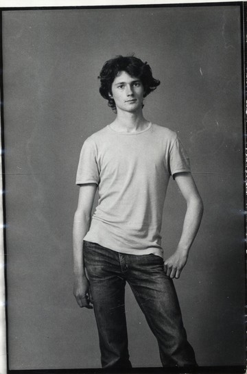 George Tourkovasilis, Untitled [Boy in Shirt & Jeans], Vintage silver gelatin print, c. 1980, 17.7 x 12 cm - © Courtesy The George Tourkovasilis Archive and Records, Athens, Paris Internationale