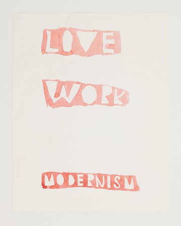 Love Work Modernism - © Paris Internationale