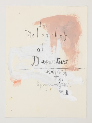 Melancholy of Departure Melancholy of Return - © Paris Internationale