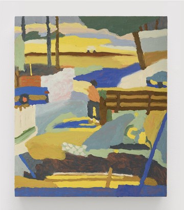 Picket Fence, Log Fence, Truckbed, Trees - © Paris Internationale