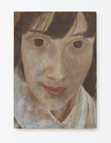 Amedeo Polazzo
Sarah 19’, 2025
oil on wood
16 1/2 x 11 3/4 in (42 x 30 cm) - © Paris Internationale