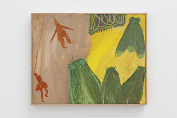 Marie Zolamian, Faquins (2024), Oil on canvas on panel, 30 x 40 cm - © Paris Internationale