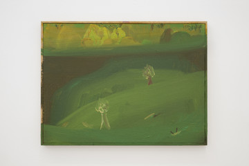 Marie Zolamian, Vétille (2025), Oil on linen on panel, 30 x 40 cm - © Paris Internationale