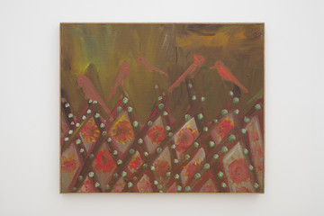 Marie Zolamian, Vitupérer (2025), Oil on linen on board, 50 x 60 cm - © -, Paris Internationale