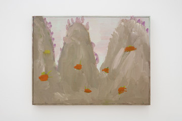 Marie Zolamian, Bézoard (2025), Acrylic and oil on linen on board, 30 x 40 cm - © -, Paris Internationale