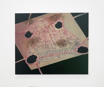 Dana Lok, Talk, 2024 Oil on canvas, 33 x 38 cm - © Courtesy: The artist and Clima, Milan, Paris Internationale