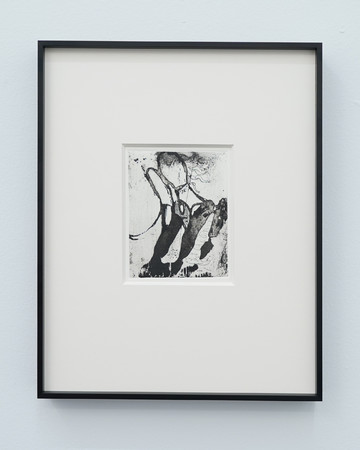 Alonso Leon-Velarde Spiritual Inflammation #4, 2024 Etching with aquatint, 14 x 11 inches - © Climate Control / Alonso Leon-Velarde, Paris Internationale