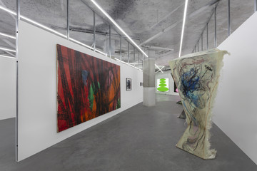 Installation views, Paris Internationale 2025 with Monster Chetwynd, Xanti Schawinsky, Raphaela Vogel, Nora Turato

Courtesy the artists & Galerie Gregor Staiger, Zurich/ Milan
Photography:  Sebastiano Pellion di Persano - © Paris Internationale