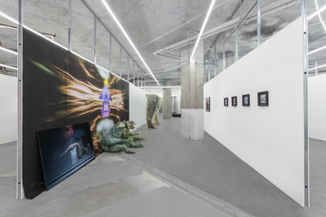 Installation views, Paris Internationale 2025 with Monster Chetwynd, Xanti Schawinsky, Raphaela Vogel, Nora Turato

Courtesy the artists & Galerie Gregor Staiger, Zurich/ Milan
Photography:  Sebastiano Pellion di Persano - © Paris Internationale