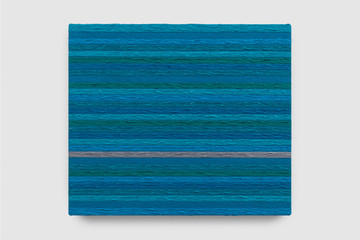 Fleur Dempsey 
Waters, 2025 
oil and graphite on canvas 
31 x 36 x 1.8 cm
12 1/4 x 14 1/8 x 3/4 in 
FD015 - © Paris Internationale